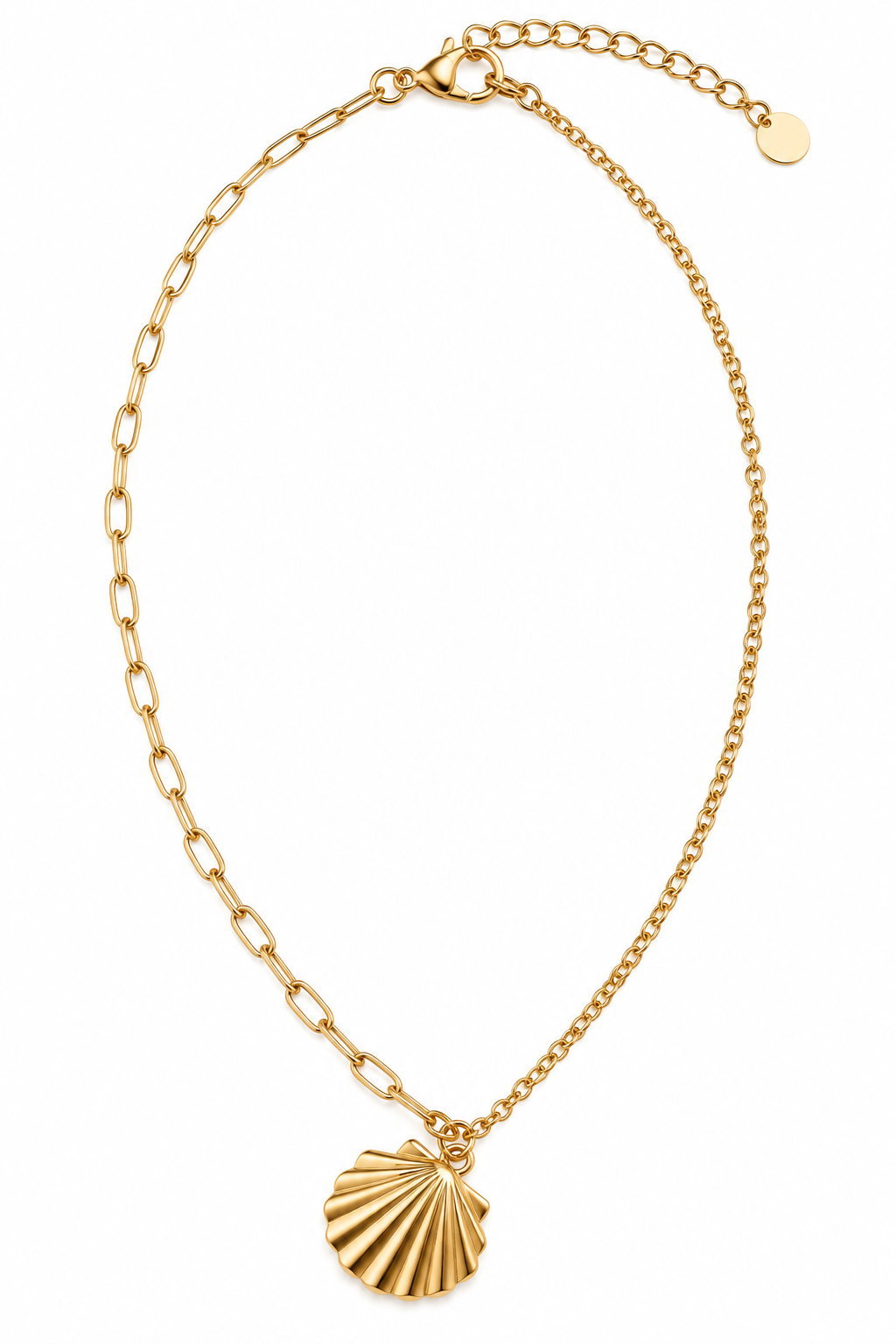 Golden Seashell Necklace